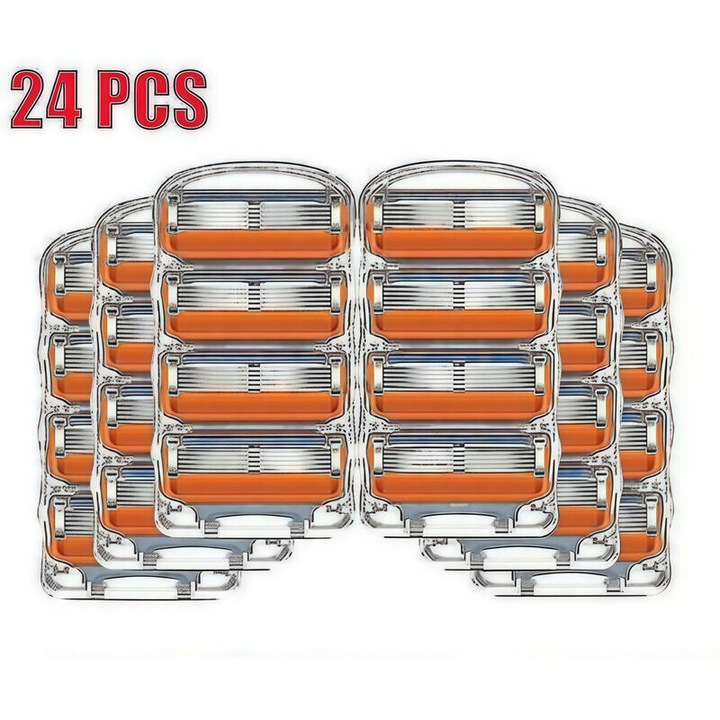 Set 120 lame pentru aparat de ras Fusion Proglide Power, alb, compact