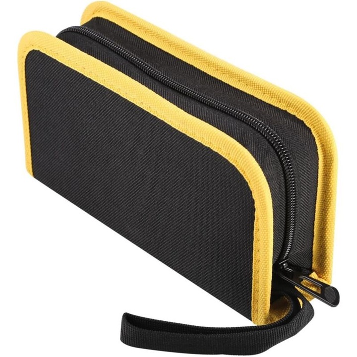 Geanta unelte multifunctionala, panza rezistenta, 31x5.5x25cm, negru