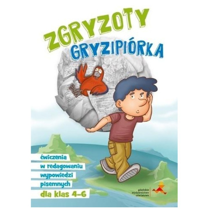 GWO Zgryzoty Gryzipiorka oktatójáték 4-6. osztályosoknak, írás tanulás, többszínű