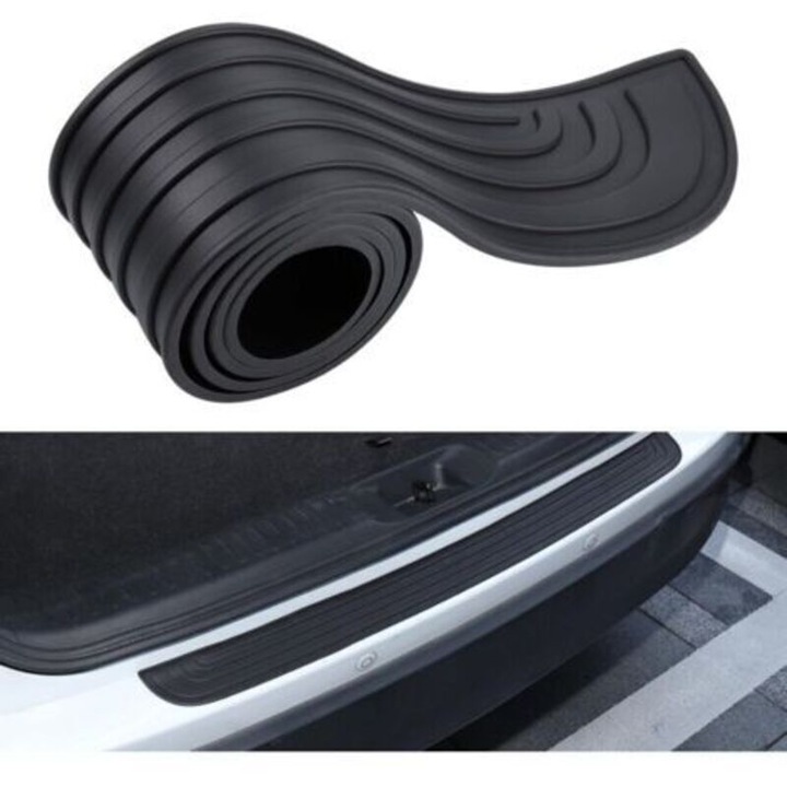 Protector bara spate 90x7cm cauciuc auto universal autocolant