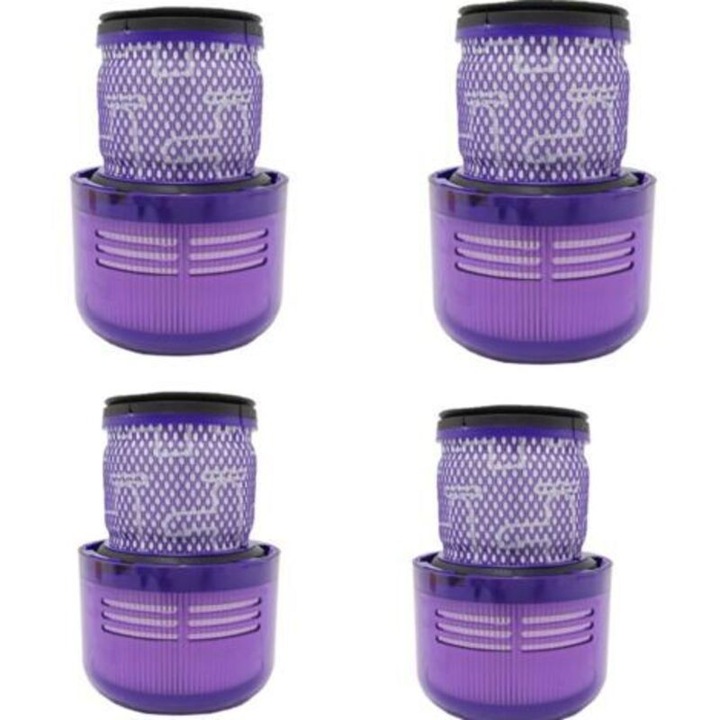 Set 4 filtre HEPA lavabile pentru aspiratoare Dyson V11, accesorii, alb