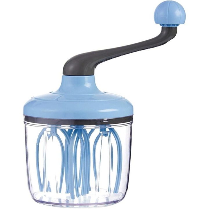 Tel manual pentru oua, mixer crema, antiderapant, detasabil, inox, 20x15cm