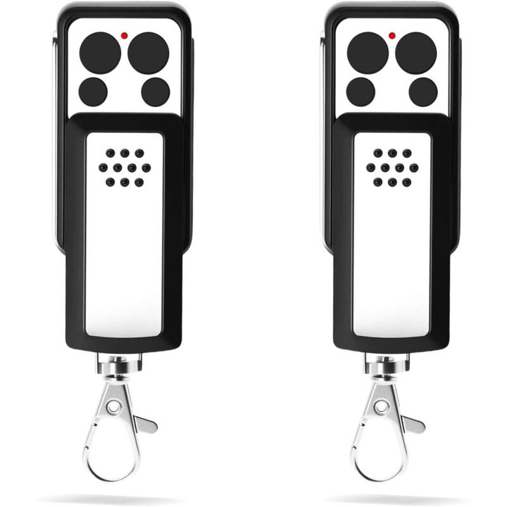 Telecomanda universala porti, 433.92 MHz, 4 canale, slider, set 2 bucati