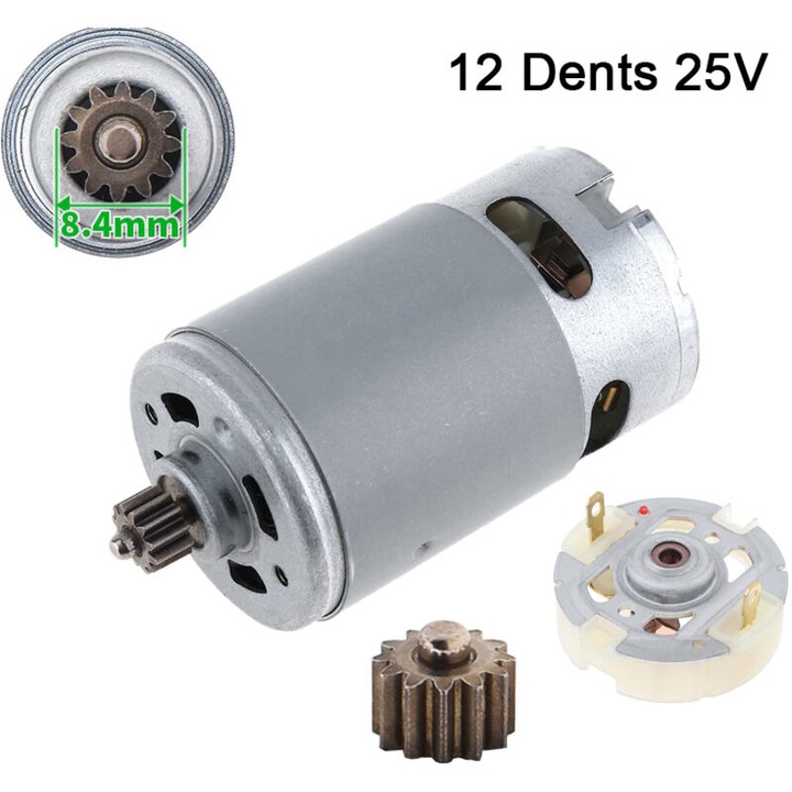Motor electric periat 25V 12 dinti, mic, silentios