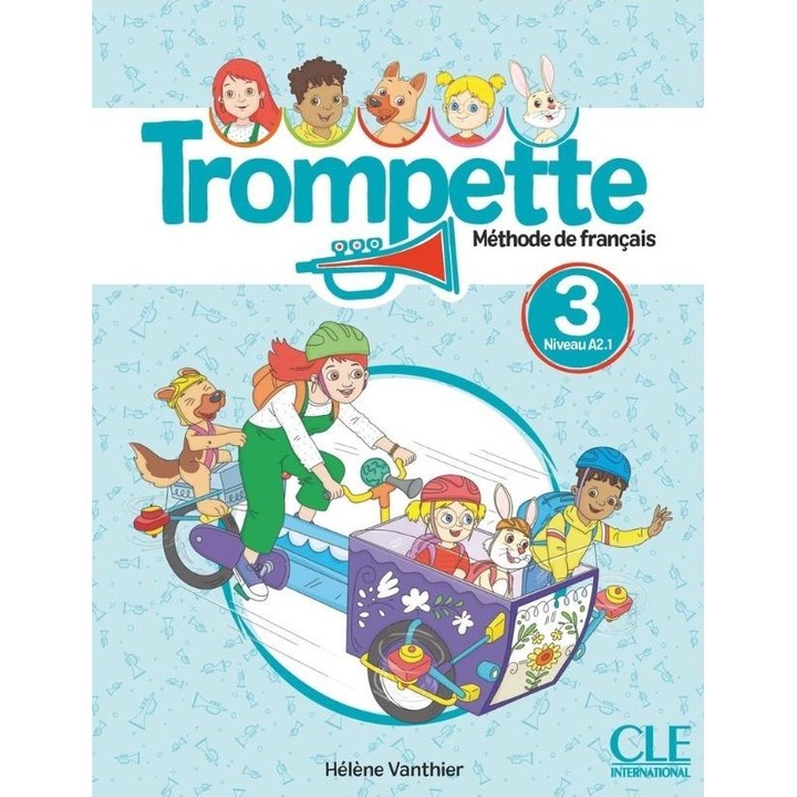 Cle International Trompette 3 kézikönyv, interaktív, színes, A2