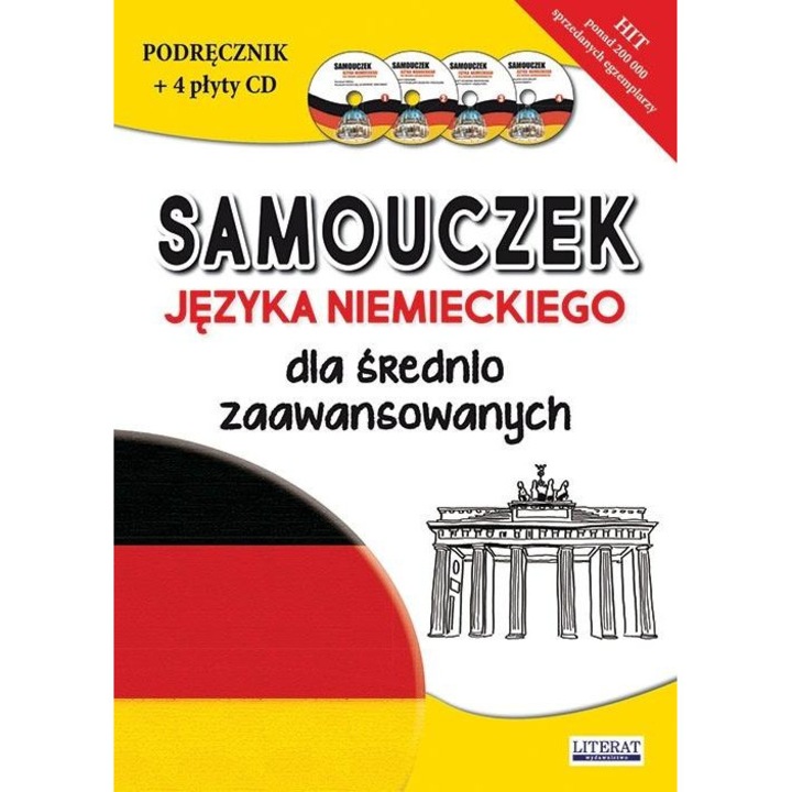 Német nyelvi tanfolyam Literat középszintű könyvvel és 4 audio CD-vel