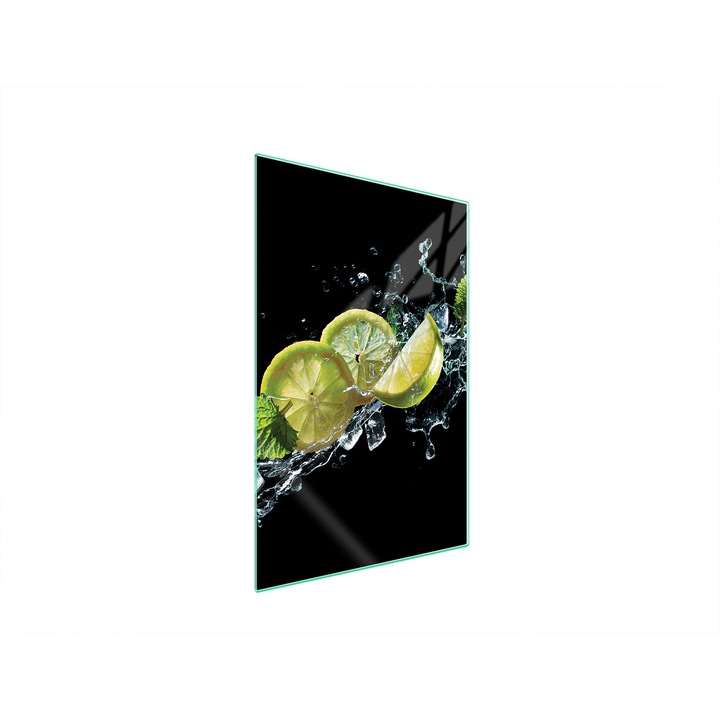 Placa de protectie din sticla TMK ArtDeko, multifunctionala, colorata, 35x52cm
