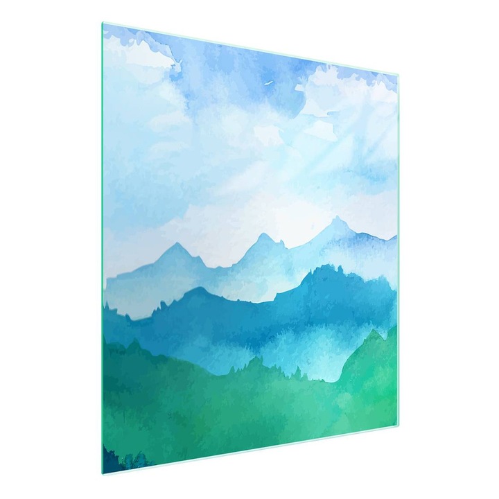 Placa de protectie din sticla TMK ArtDeko 45x52cm multicolor multifunctionala
