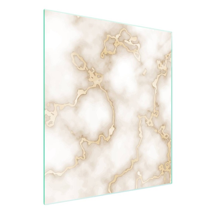 Placa sticla protectie bucatarie TMK ArtDeko marmura 45x52cm