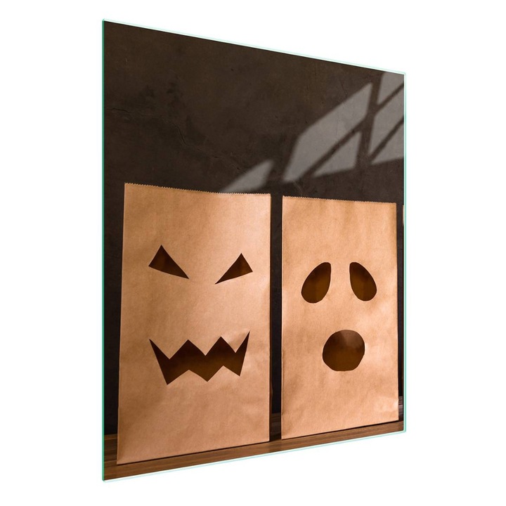 Placa sticla protectie bucatarie TMK ArtDeko multifunctionala color 45x52cm