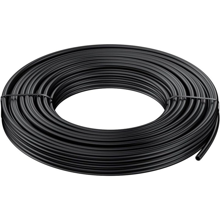 Öntözőtömlő 15m mikro PE fekete 4-6mm