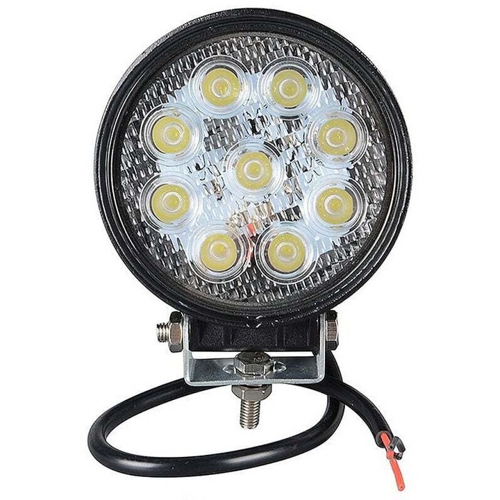 LED projektor 4 hüvelyk 27W, IP67, hideg fehér, 10x10cm, mágneses készlet