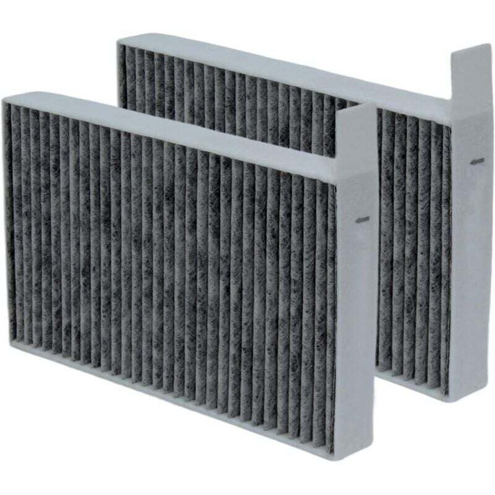 Filtre habitaclu carbon activ set 2 pentru Tesla Model Y Model 3