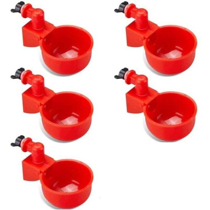 Set 5 adapatori automate pentru pasari, multicolor