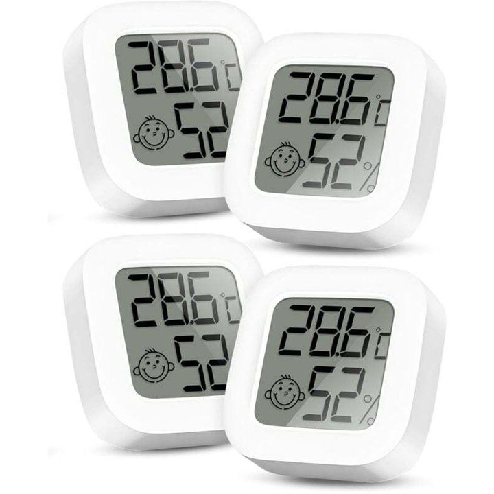 Termometru digital interior set 4 bucati LCD multifunctional