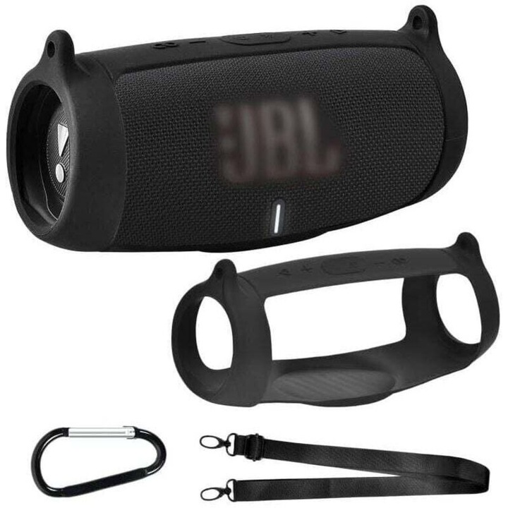 Husa silicon pentru difuzor Bluetooth portabil negru