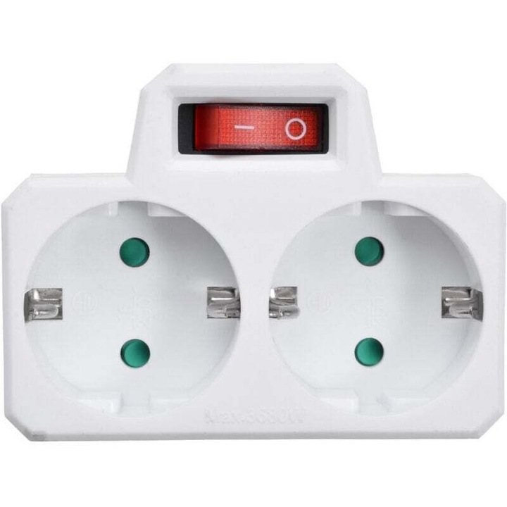 Priza dubla 440V 16A cu intrerupator, standard UE