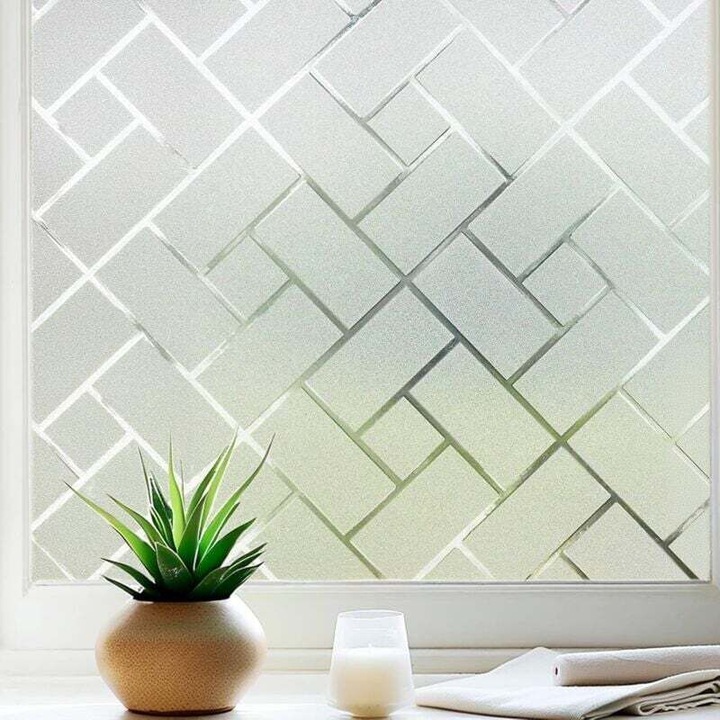 Folie statica alba pentru fereastra 30x200cm