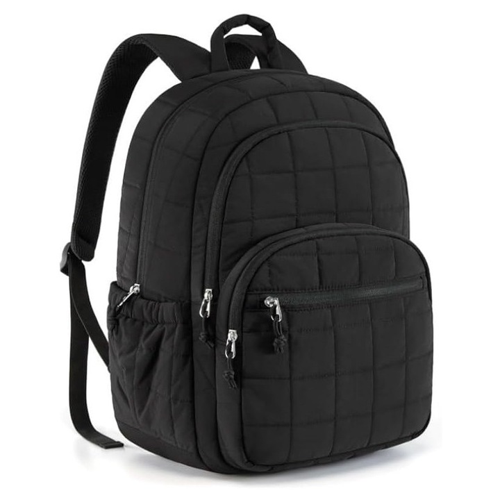 Rucsac laptop impermeabil 17.3 inch negru ajustabil confortabil pentru calatorii