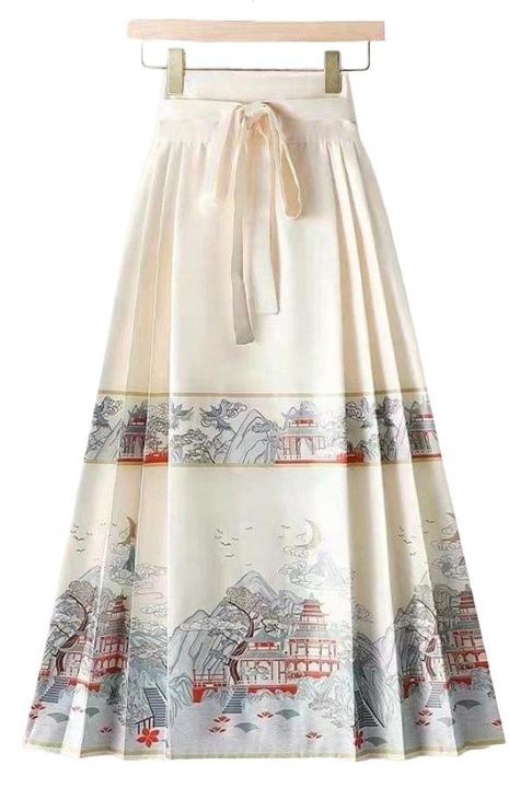 Fusta de ocazie, multicolor, evazata, lunga, pentru femei, One Size INTL
