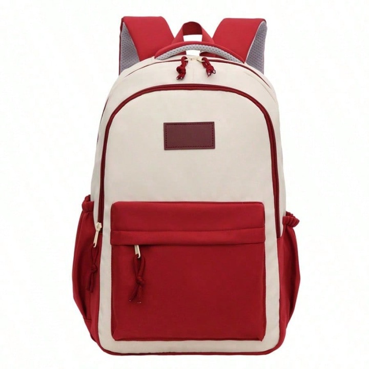 Ghiozdan fete liceu protectie spate capacitate mare rosu 3-6 clase