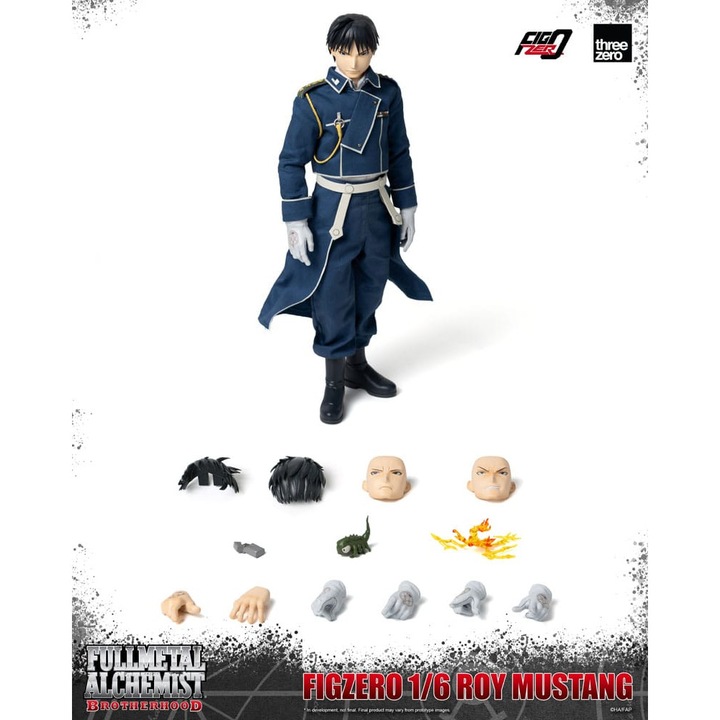Figurina ThreeZero Fullmetal Alchemist Roy Mustang többszínű 36x18cm