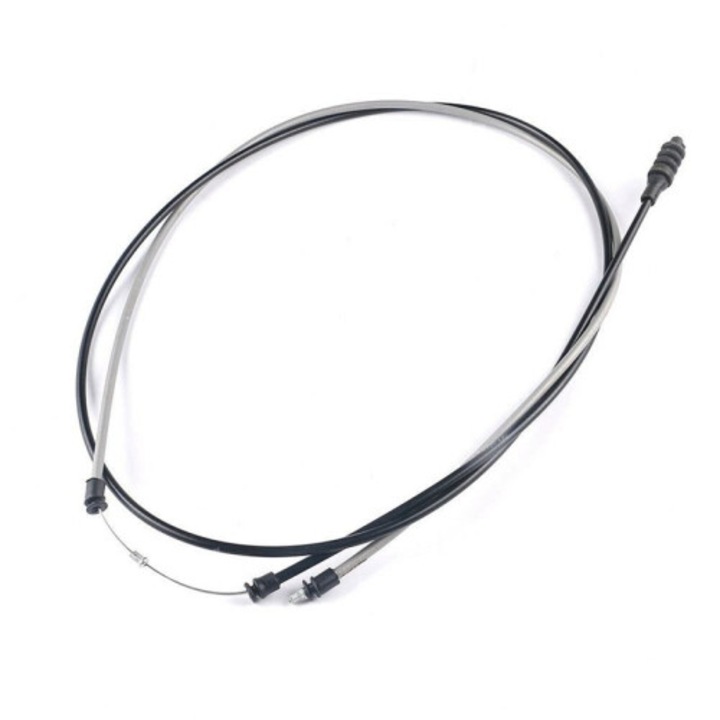 Motorháztető nyitó bowden, fekete, fém+műanyag, 2108800159, E-Class E200 E220 E250