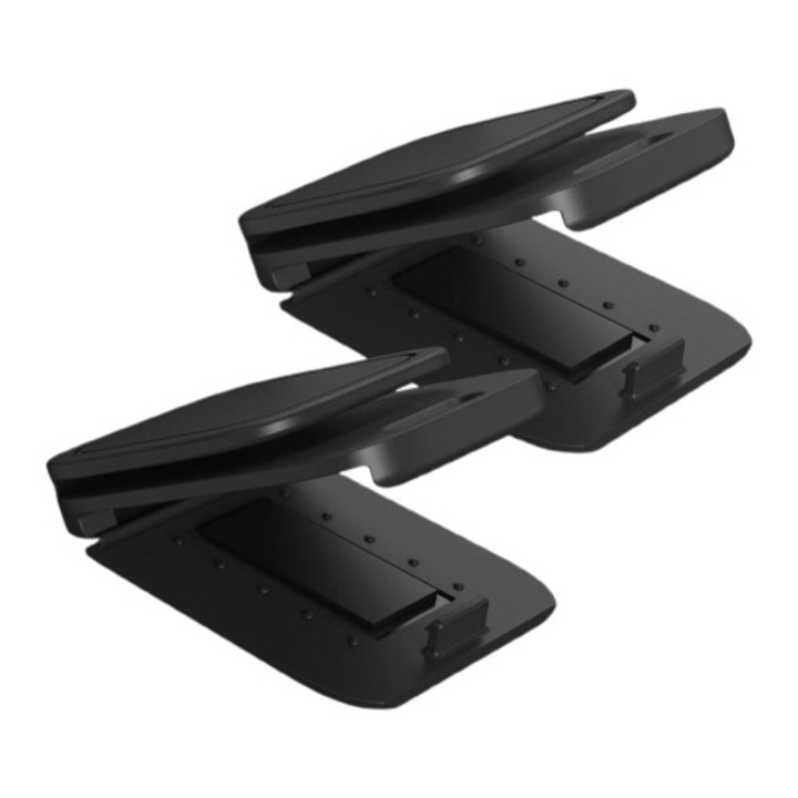 2 db Univerzális Autó Biztonsági Öv Állító Készlet, Ergonomikus, Fekete