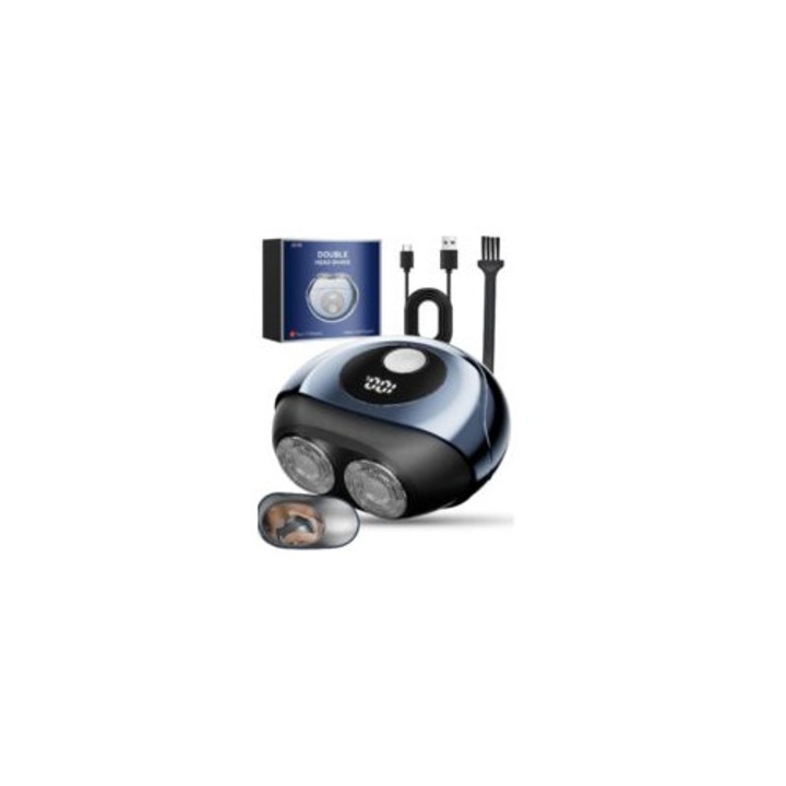 Rasoir electric mini, 36 lame, LED, IPX6, 95g, negru, 10x4x3cm