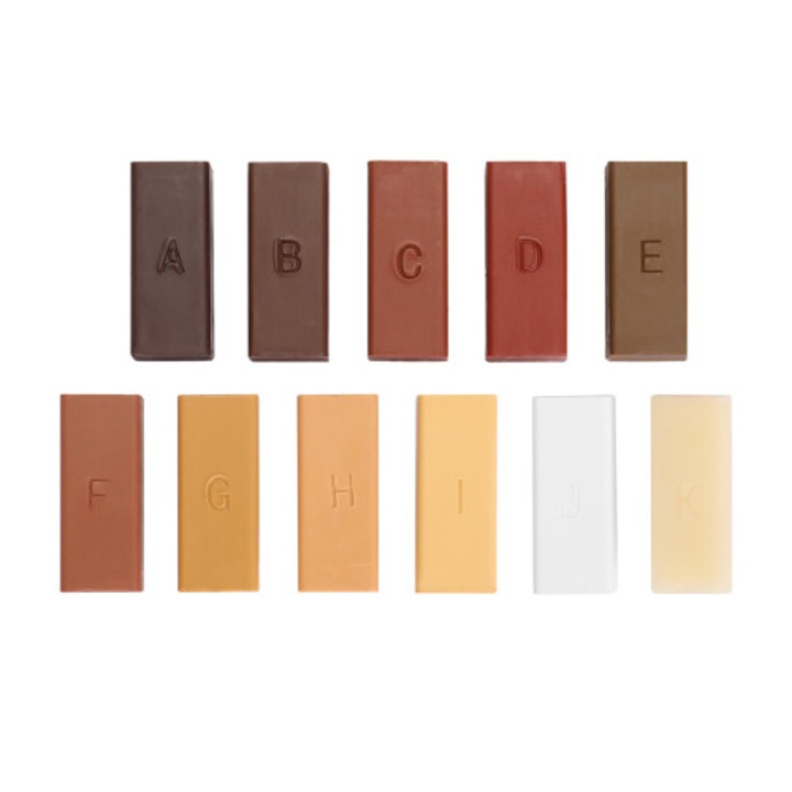 Set reparare laminat, 11 buc ceara, multicolor, 4x1.5x1cm