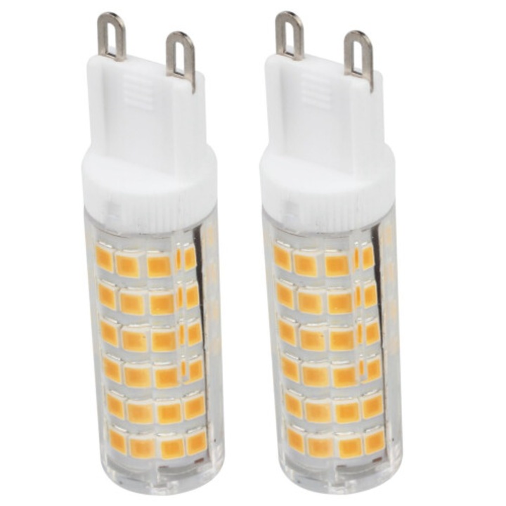 4 db G9 7W 550lm hideg fehér LED izzó készlet 21x16.2x2cm cső alakú