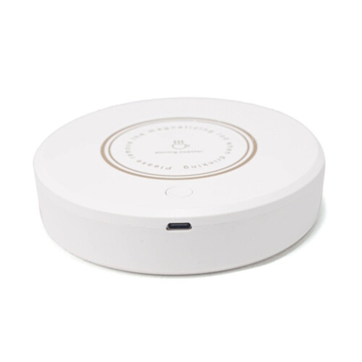 Mini mágneses kompakt mixer, USB-C, fehér, 10x5cm