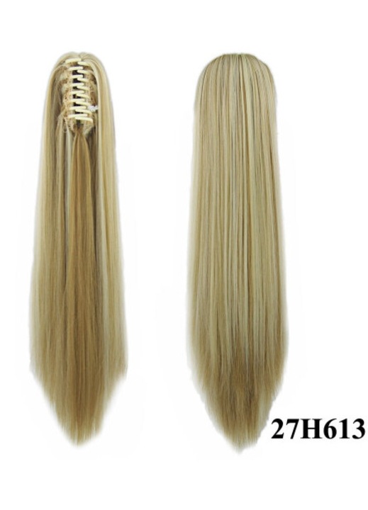 Coada de cal lunga dreapta, clip clema, 55cm, negru
