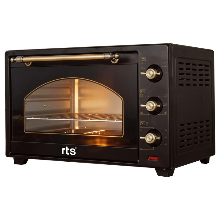 Cuptor electric RTS TA48B3-BR, 2000W, Maro
