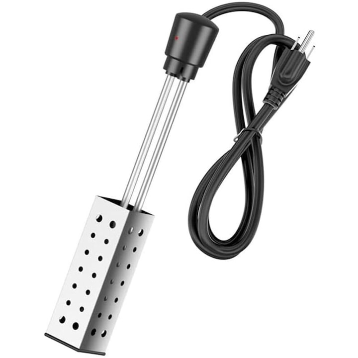 Merülő vízmelegítő 1500W rozsdamentes acél 304 védelem automata termosztát