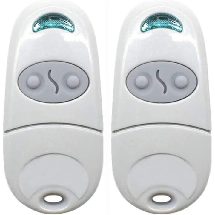 Telecomanda universala poarta set 4 buc 433,92 MHz metal 3,2x6,8x1,3cm