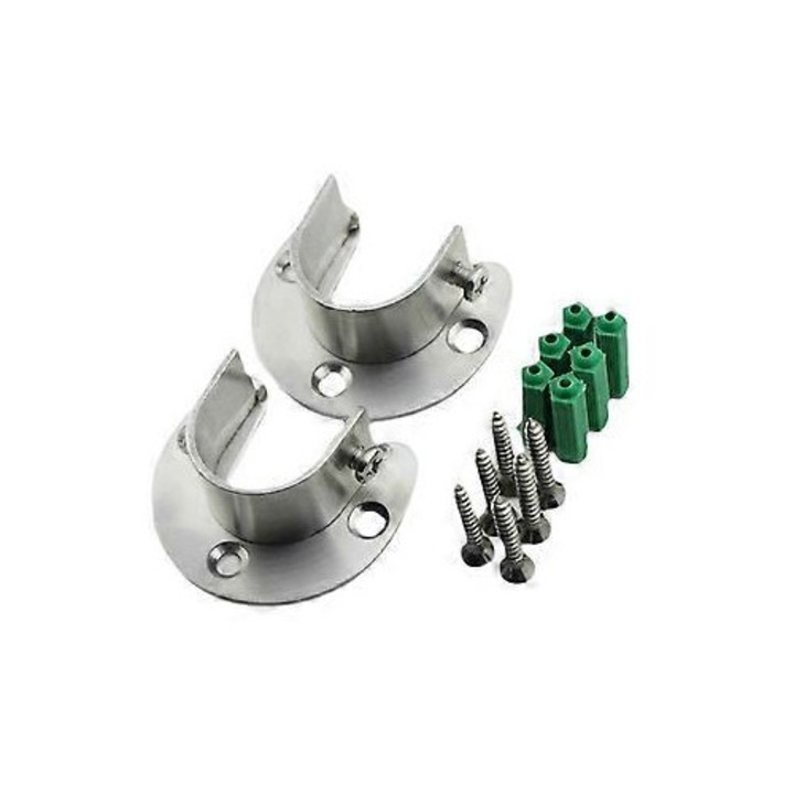 Suporturi rotunde pentru tuburi, otel inoxidabil, rezistente, multicolor, 5x5.79cm, set