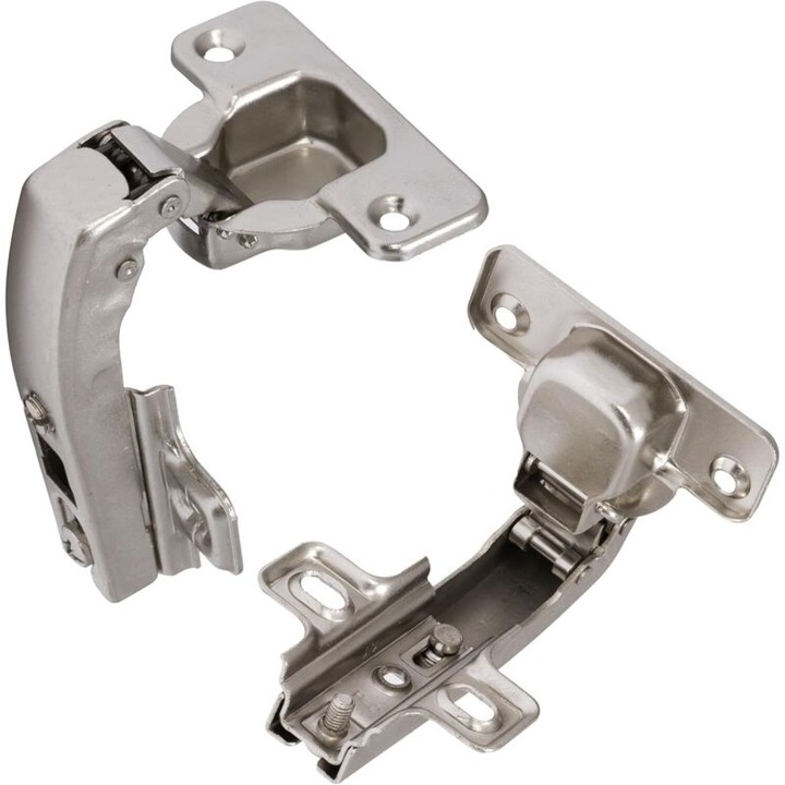Set 4 balamale ascunse pentru usi coltar 90 grade, 35mm