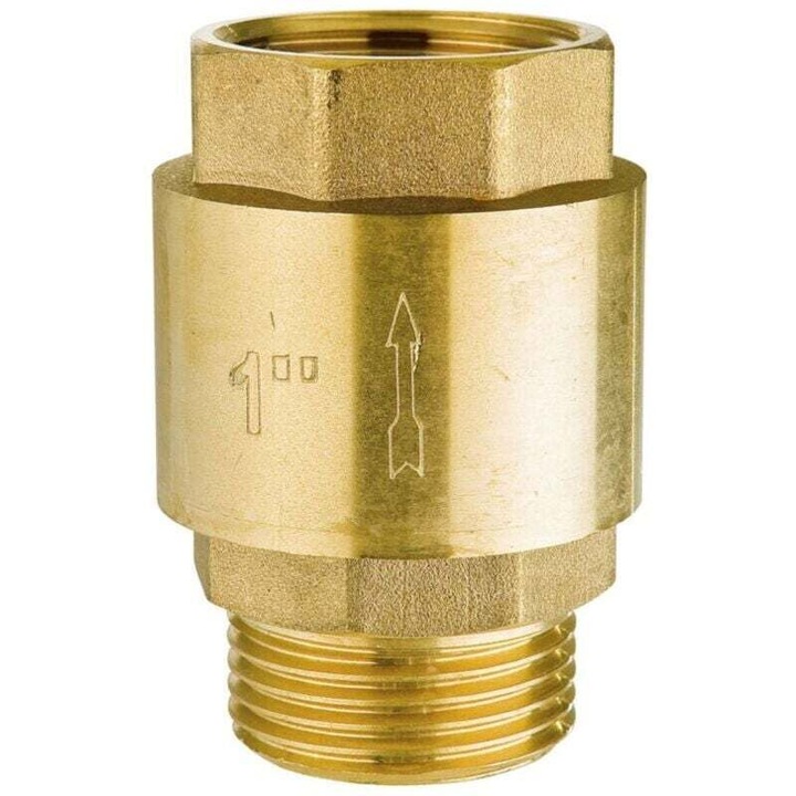 Visszacsapó szelep sárgaréz 1 inch vízvezetékekhez