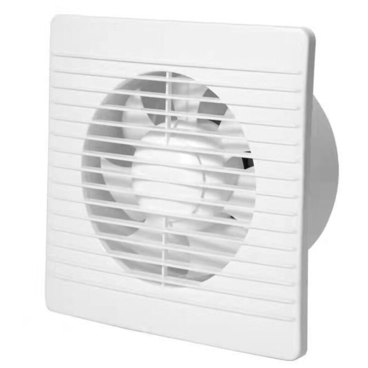 Elszívó ventilátor páraérzékelővel és időzítővel, 180mm, 25W, fehér, 48dB