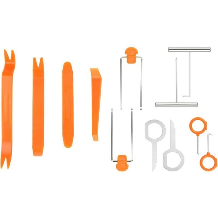 Set scule demontare interior auto 12 piese plastic ergonomic