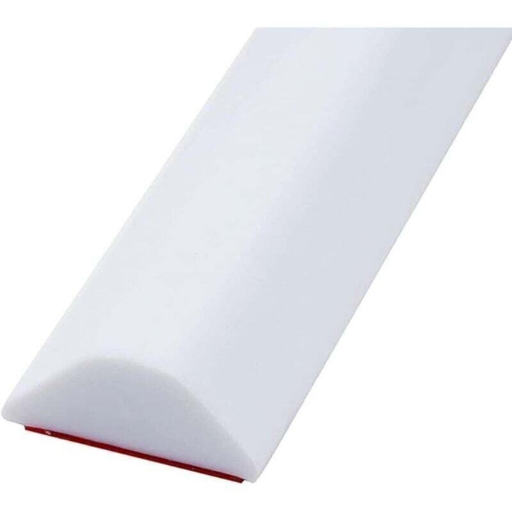 Bariera dus pliabila silicon alb 200cm autocolanta T-forma