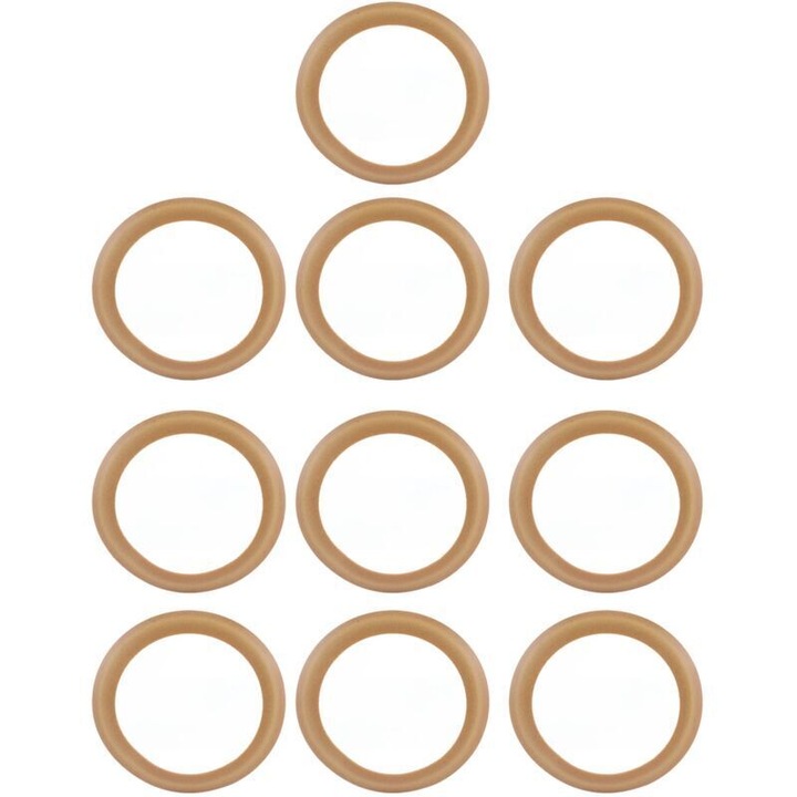 Set 10 inele piston cauciuc rezistent 75x56x1mm pentru compresoare aer