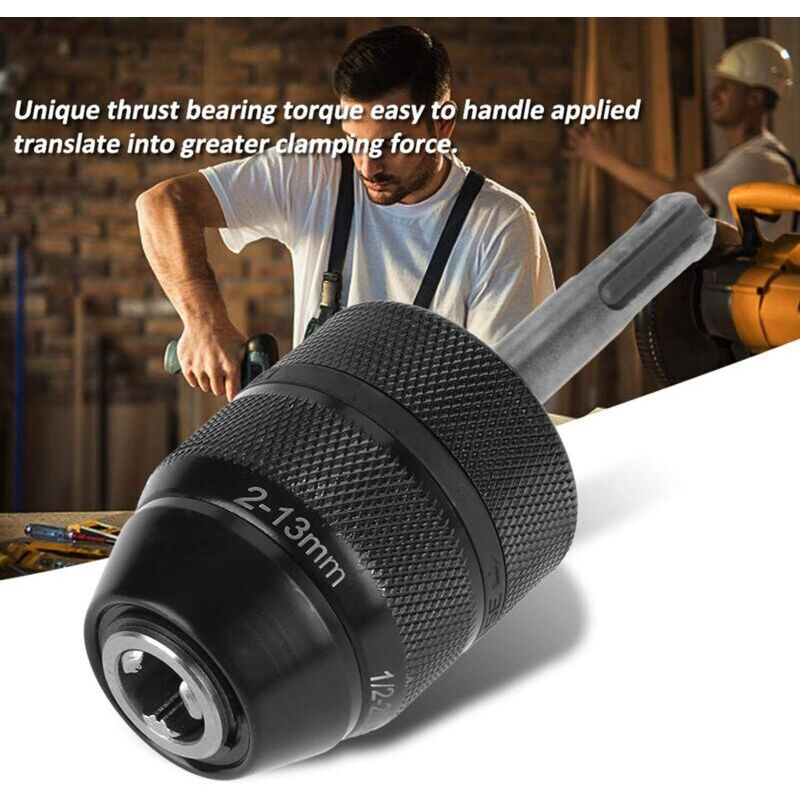 Mandrina SDS 2-13mm adaptor SDS-plus otel crom-vanadiu 1/2-20UNF - eMAG.ro