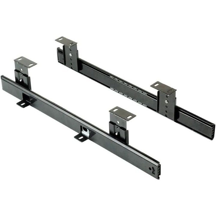 Sine sertar, otel negru, 350x55-90mm, set 2 bucati