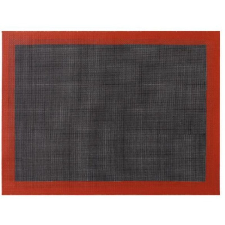Sütőalátét, szilikon és üvegszál, 40x30cm, tapadásmentes, újrafelhasználható