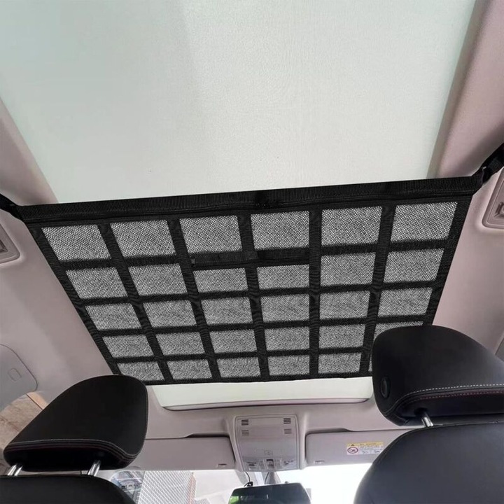 Plasa depozitare auto, 90x65cm, capacitate mare, universal, negru