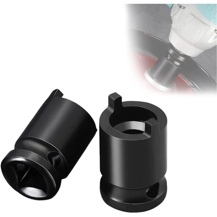 Set 2 chei tubulare pentru polizor unghiular, otel carbon, 12.5 mm