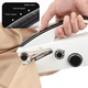 Mini masina de cusut, portabila, Fara fir.Alimentat cu USB/baterie, 5W, 2 viteze, ABS.Impermeabil, fin la atingere, maner antiderapant, usor de utilizat.Reparati haine, manusi, esarfe, perdele, textile etc.Cu clema, rigla de banda, bobine etc.Alb