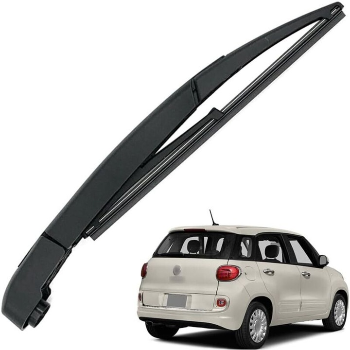 Brat stergator spate si lama, 275x280mm, negru, pentru FIAT 500L 2012-2020